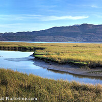 Buy canvas prints of Barmouth Estuary at low Tied, Wales, UK - Panorama by Philip Brown