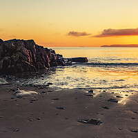 Buy canvas prints of Kintyre Sunset by David Brookens