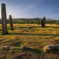 Buy canvas prints of Machrie Standing Stones by David Brookens