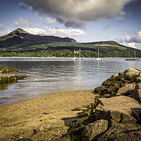 Buy canvas prints of Brodick Bay by David Brookens