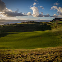Buy canvas prints of The 11th at Shiskine GC by David Brookens