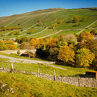 Buy canvas prints of Kettlewell in Wharfedale by David Brookens