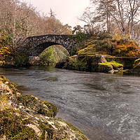 Buy canvas prints of The Bridge on the River Shiel by David Brookens