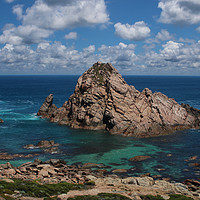 Buy canvas prints of Sugarloaf Rock near Cape Naturaliste in Western Au by Ines Porada
