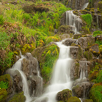 Buy canvas prints of Outdoor waterfall by Duncan Loraine