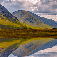 Buy canvas prints of Reflecting on Glencoe by Duncan Loraine