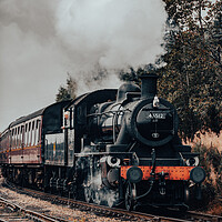 Buy canvas prints of Speyside Locomotive Train by Duncan Loraine