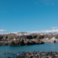 Buy canvas prints of Tranquil Portpatrick Harbour by Duncan Loraine
