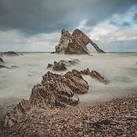 Buy canvas prints of The Enchanting Bow Fiddle Rock by Duncan Loraine
