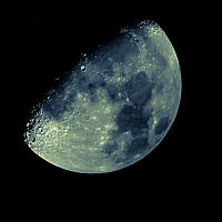 Buy canvas prints of Blue Moon by Duncan Loraine