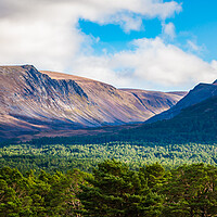 Buy canvas prints of Cairngorm Mountains by Duncan Loraine