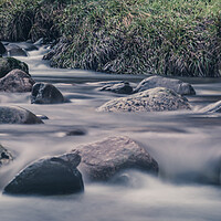 Buy canvas prints of Running Water in The Cairngorms by Duncan Loraine