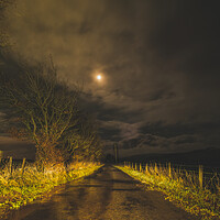 Buy canvas prints of Evening Farm Road by Duncan Loraine