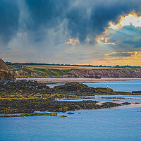 Buy canvas prints of Clouds ove Seaham Harbour by Duncan Loraine