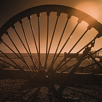 Buy canvas prints of Miners Wheel Seaham by Duncan Loraine