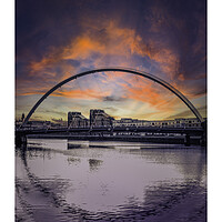 Buy canvas prints of Glasgow Bridge Signed Print by Duncan Loraine