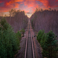 Buy canvas prints of Rail to Hell by Duncan Loraine