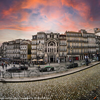 Buy canvas prints of Almeida Garrett square in Porto, Portugal by Sergio Delle Vedove