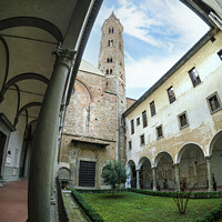 Buy canvas prints of Badia Fiorentina monastery in Florence, Italy by Sergio Delle Vedove