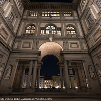 Buy canvas prints of The Uffizi palace in Florence, Italy by Sergio Delle Vedove