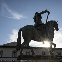 Buy canvas prints of Equestrian Monument to Grand Duke Ferdinando I de 'Medici in Flo by Sergio Delle Vedove