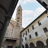 Buy canvas prints of Badia Fiorentina - Monastery in Florence, Italy by Sergio Delle Vedove