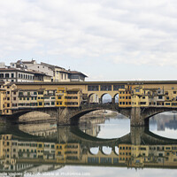 Buy canvas prints of Ponte Vecchio bridge in Florence, Italy by Sergio Delle Vedove