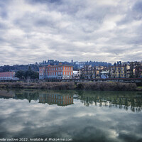 Buy canvas prints of the Arno river in Florence, Italy by Sergio Delle Vedove
