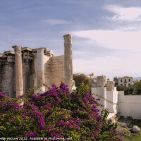 Buy canvas prints of Hadrian's Library archaeological site in Athens, Greece by Sergio Delle Vedove