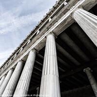 Buy canvas prints of The ancient Agora in Athens, Greece by Sergio Delle Vedove