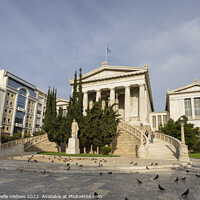 Buy canvas prints of The National Library in Athens, Greece by Sergio Delle Vedove