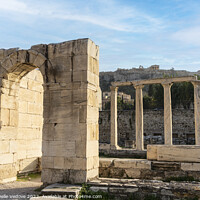 Buy canvas prints of Hadrian's library in Athens, Greece by Sergio Delle Vedove