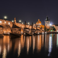Buy canvas prints of Charles bridge in Prague by Sergio Delle Vedove
