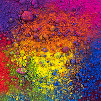 Buy canvas prints of natural  colored pigments mixed by Sergio Delle Vedove