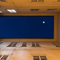 Buy canvas prints of the moon in the sky by Sergio Delle Vedove