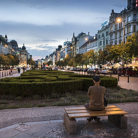 Buy canvas prints of Wenceslas Square in Prague by Sergio Delle Vedove