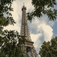Buy canvas prints of Eiffel tower in Paris by Sergio Delle Vedove