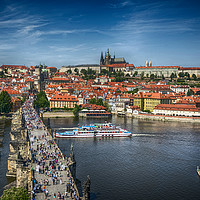 Buy canvas prints of Charles Bridge in Prague by Sergio Delle Vedove