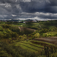 Buy canvas prints of The thunderstorm over the hills by Sergio Delle Vedove