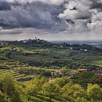Buy canvas prints of The thunderstorm over the hills by Sergio Delle Vedove