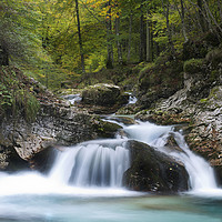 Buy canvas prints of the Arzino stream Walerfall by Sergio Delle Vedove