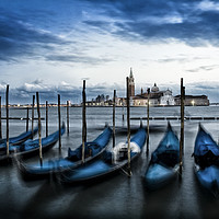 Buy canvas prints of Gondolas in Venice by Sergio Delle Vedove