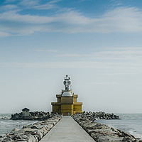 Buy canvas prints of The lighthouse by Sergio Delle Vedove
