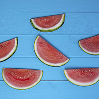 Buy canvas prints of Watermelon slices by Sergio Delle Vedove