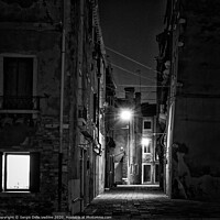 Buy canvas prints of An empty calle by Sergio Delle Vedove