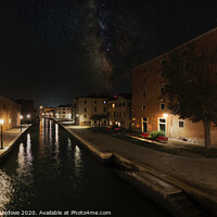 Buy canvas prints of A canal in Venice by Sergio Delle Vedove