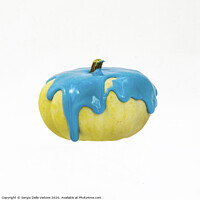 Buy canvas prints of pumpkin colored by Sergio Delle Vedove