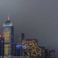 Buy canvas prints of Hong Kong skyscrapers   by Sergio Delle Vedove