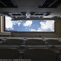 Buy canvas prints of the sky from the courtyard  by Sergio Delle Vedove