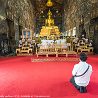 Buy canvas prints of Wat Suthat temple in Bangkok by Sergio Delle Vedove